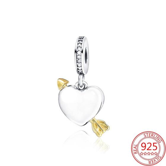 Imagem de Charm Wokex em prata esterlina 925 Love Arrow Cupid para Pandora