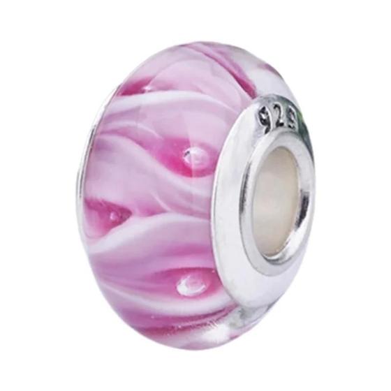 Imagem de Charme Colorido Lampwork de Vidro Murano para Pulseiras Pandora - Feminino