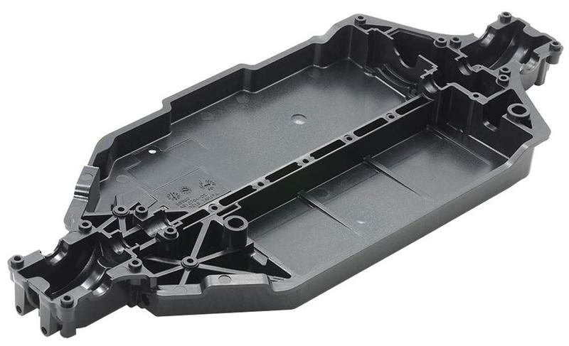 Imagem de Chassi Inferior Rígido Preto para Carro RC TAMIYA TT-02