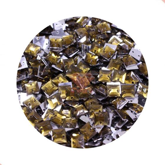 Imagem de Chaton Para Costura Quadrado 6X6mm Em Acrilico Com 10.000 Peças