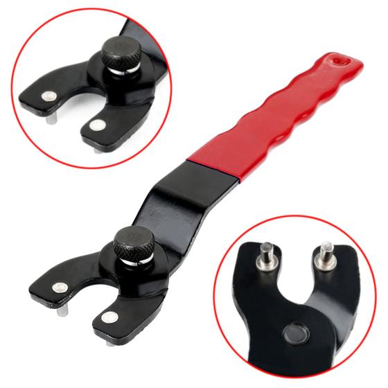 Chave 2 Pino Universal Ajustável p/ Esmerilhadeira Lixadeira Menor preço em Chave 2 Pino Universal Ajustável p/ Esmerilhadeira Lixadeira
