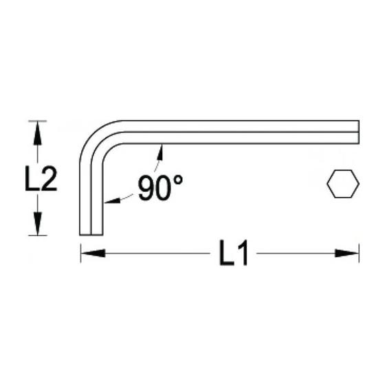 Imagem de Chave Allen Gedore P 024-3/8'' 42