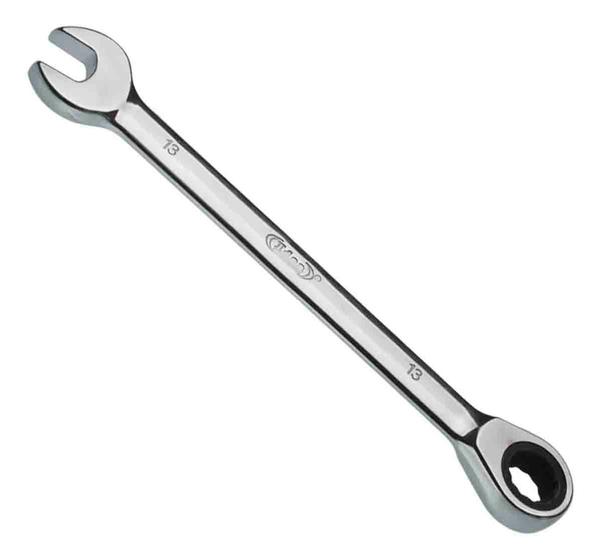 Imagem de Chave Boca Estrela Catraca Combinada 13mm Aço Cromo 1 Linha