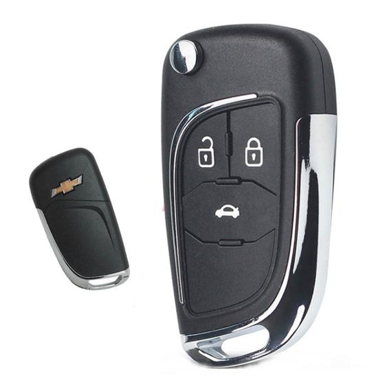 Chave Canivete Chevrolet 3 Botões GM Onix Cruze Cobalt S10 Tracker Spin ...