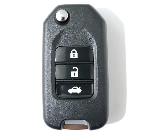Chave canivete multifuncional modelo honda 3 e 4 botões (com chip) Menor preço em Chave canivete multifuncional modelo honda 3 e 4 botões (com chip)