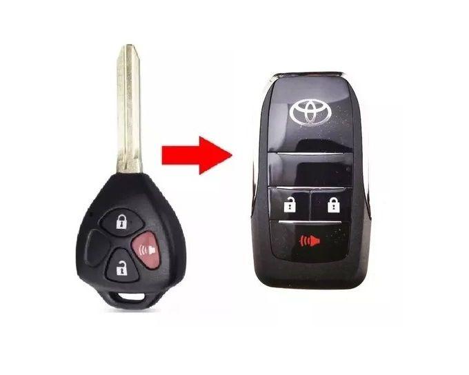 Imagem de Chave Canivete Telecomando Toyota Hilux Sw4 Modelo Novo