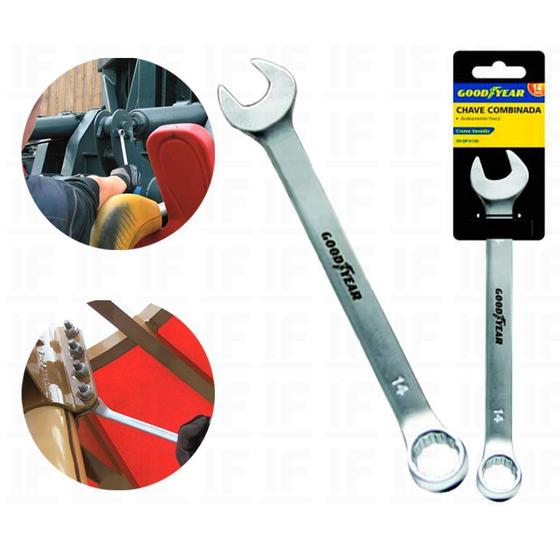 Imagem de Chave Combinada - 27mm - Cromo Vanadio Profissional Goodyear