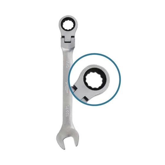 Imagem de Chave Combinada Articulada com Catraca Starfer 10mm