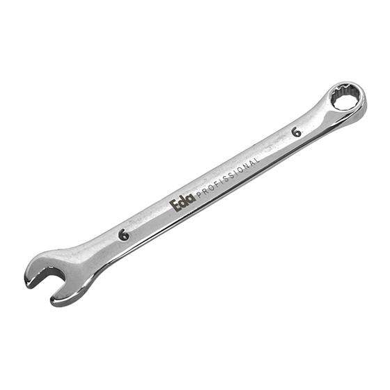 Imagem de Chave Combinada Boca Estrela Estriada 6 Mm