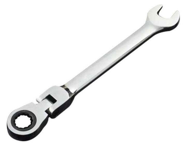 Imagem de Chave Combinada C/Catraca Flexível 17mm Cromo-Vanádio