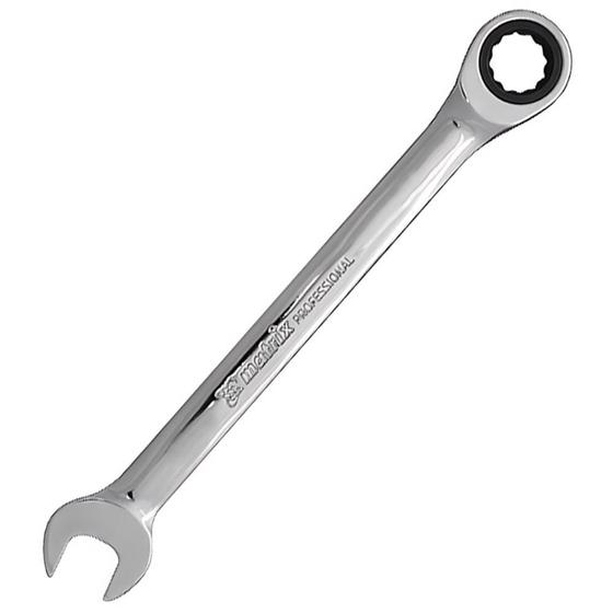 Imagem de Chave Combinada com Catraca 10 MM Cromo Vanádio Cromada MTX