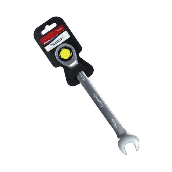 Imagem de Chave Combinada Com Catraca 16mm Profissional Aço Cromo Vanádio Corneta