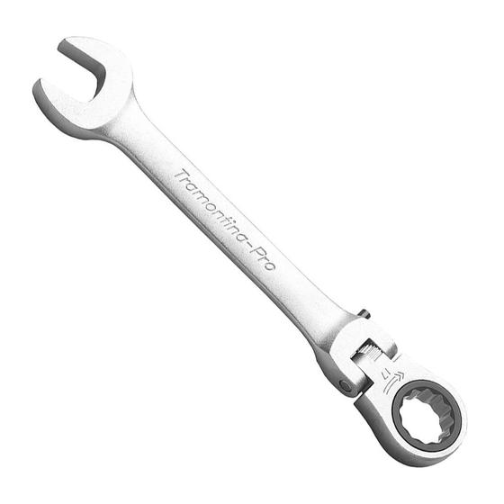 Imagem de Chave combinada com catraca cabeça flexível 10 mm