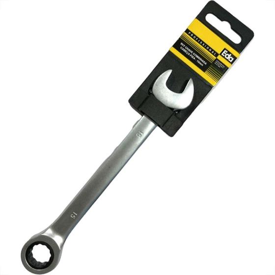 Imagem de Chave Combinada Eda Catracada Fixa Cromo Vanadio 15Mm - 9Vy
