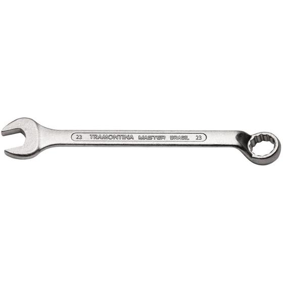 Imagem de Chave Combinada em Aço Cromado com Pescoço Tramontina 23mm