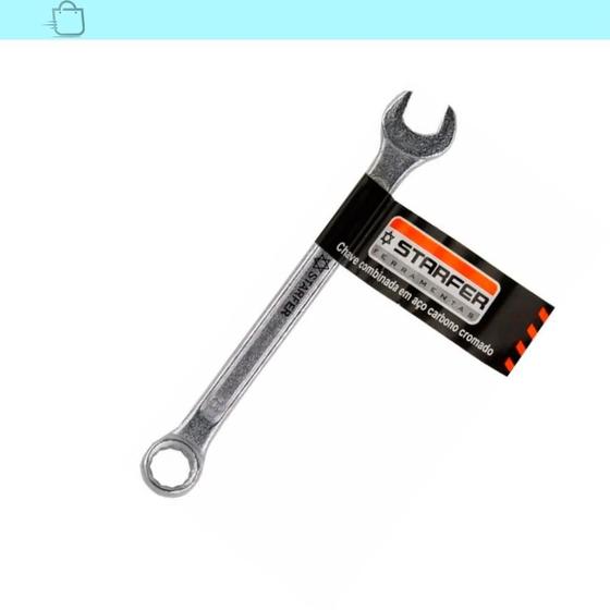 Imagem de Chave Combinada Starfer Boca E Estrela Tamanho:19Mm