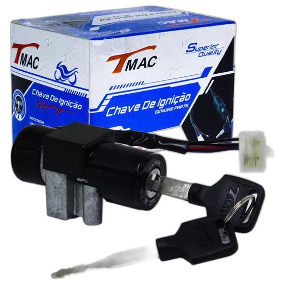 Imagem de Chave Contato Ignição Biz 125 2011 A 2017 T-Mac