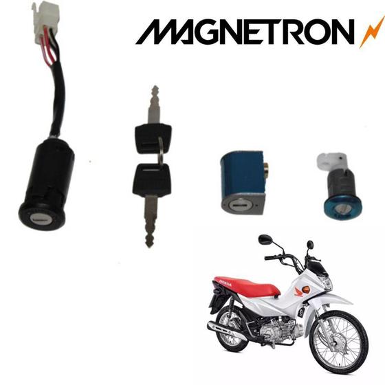 Imagem de CHAVE DE IGNIÇÃO CONTATO E TRAVA BANCO HONDA POP110i - MAGNETRON