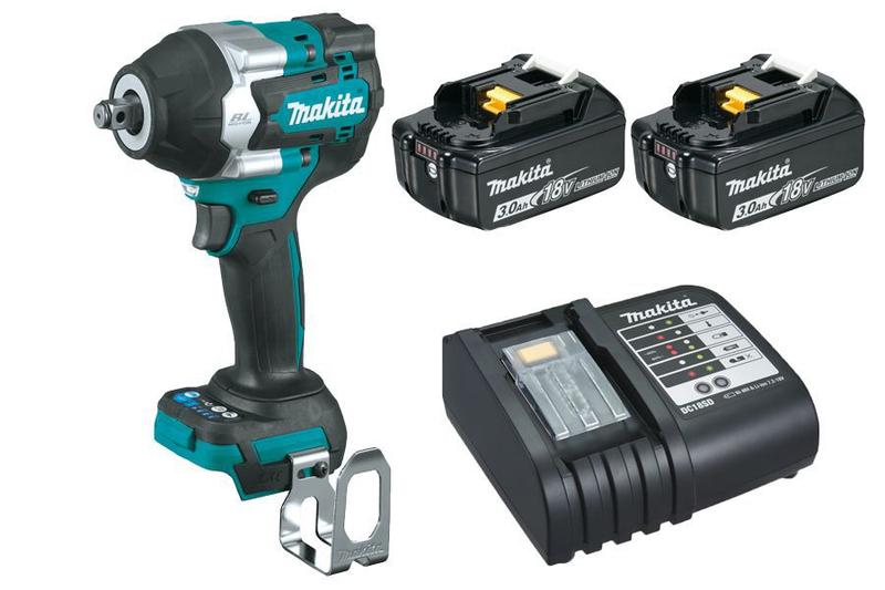 Imagem de Chave De Impacto 1/2" 18V DTW700 2 Bat E Carregador Makita