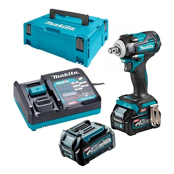 Imagem de Chave De Impacto 1/2 Bateria 40V Xgt Makita Tw004G1-220V