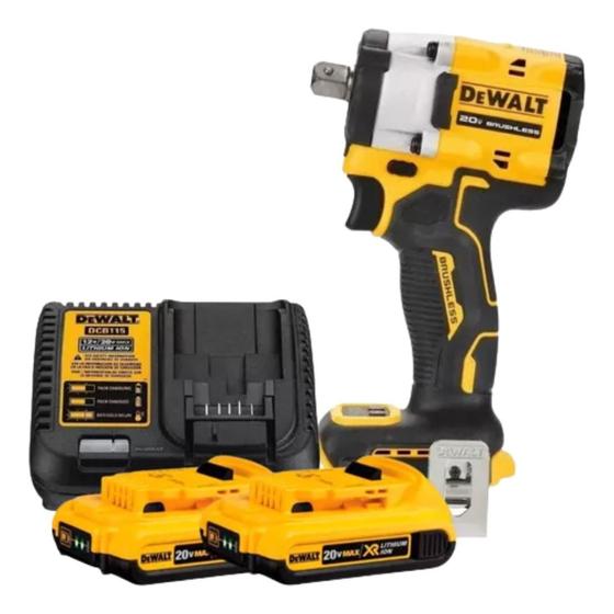 Imagem de Chave De Impacto 1/2 Dewalt Dcf922 2Bat 20v Brushless Atomic