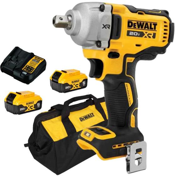 Imagem de Chave De Impacto 2 Bateria 20v 5ah Dewalt 1/2 Dcf892 + Bolsa