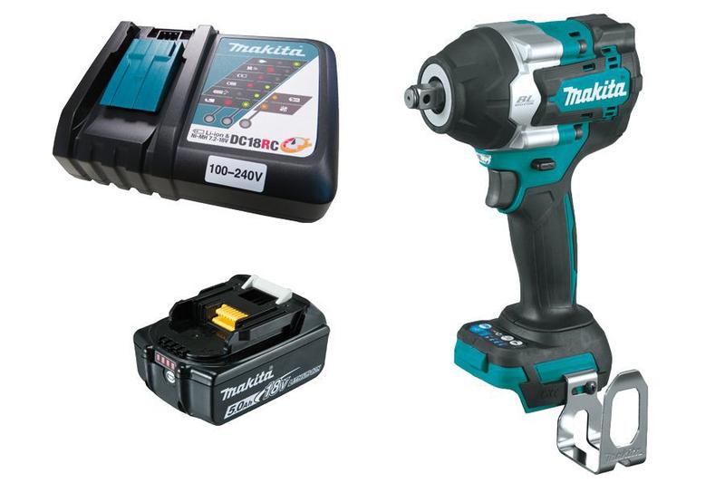 Imagem de Chave De Impacto A Bateria 18V 1/2" DTW700 18v 5ah Makita