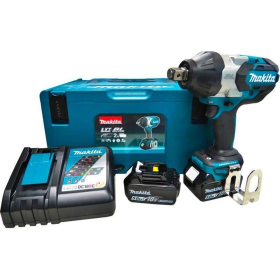 Imagem de Chave de Impacto à Bateria 18V 3/4 1050Nm com Bateria Carregador Maleta Mak-Pac 3 DTW1001RTJ Makita