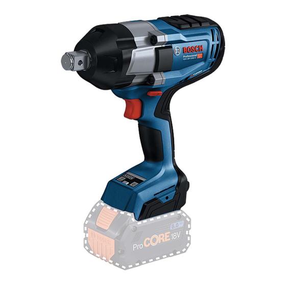 Chave De Impacto Bosch GDS 18V-1050 h Biturbo à Bateria - Chave de ...