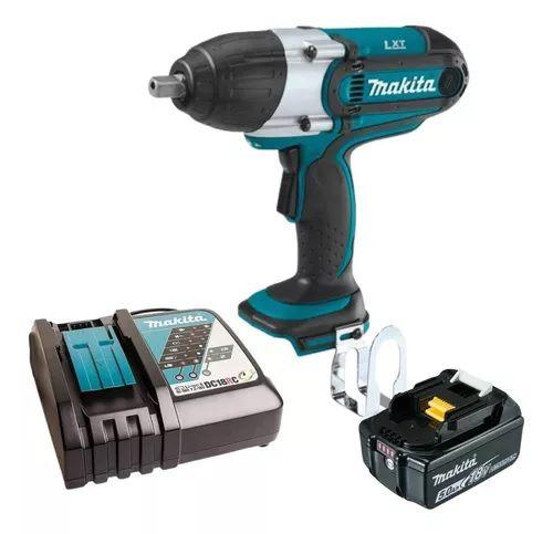 Imagem de Chave De Impacto Dtw450 Makita + Bateria 5ah + Carregador Bivolt