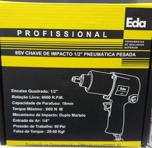 Imagem de Chave de Impacto Pneumática 1/2"