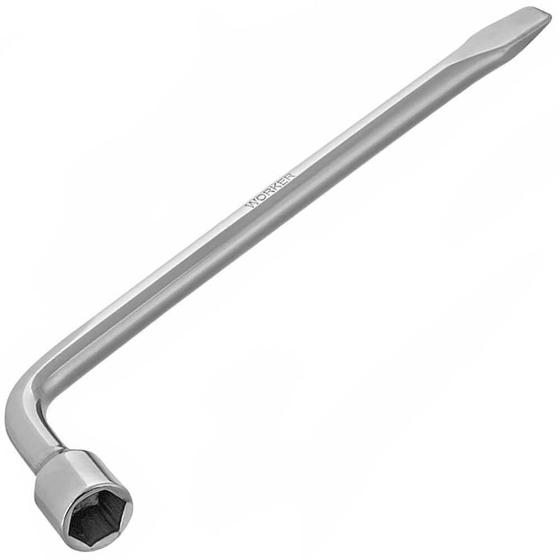 Chave de Roda L Carro 19mm Espatula Cromada Andorinha Menor preço em Chave de Roda L Carro 19mm Espatula Cromada Andorinha