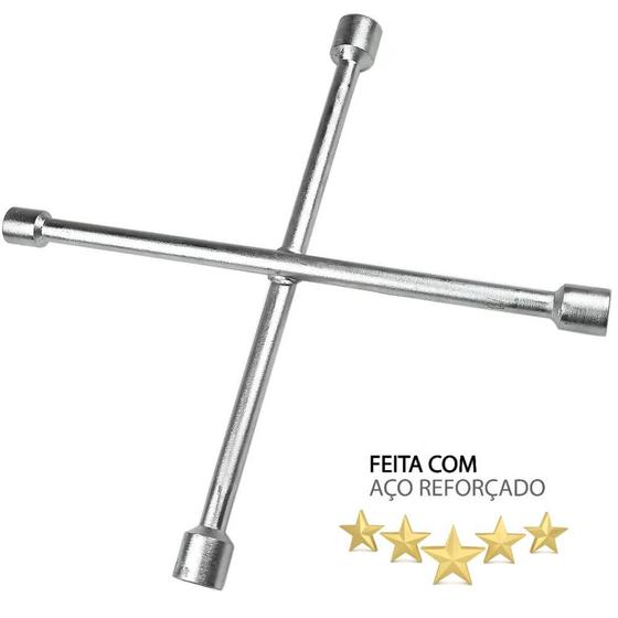 Chave De Roda Multilaser Tipo Cruz 17x19x21x23mm Menor preço em Chave De Roda Multilaser Tipo Cruz 17x19x21x23mm