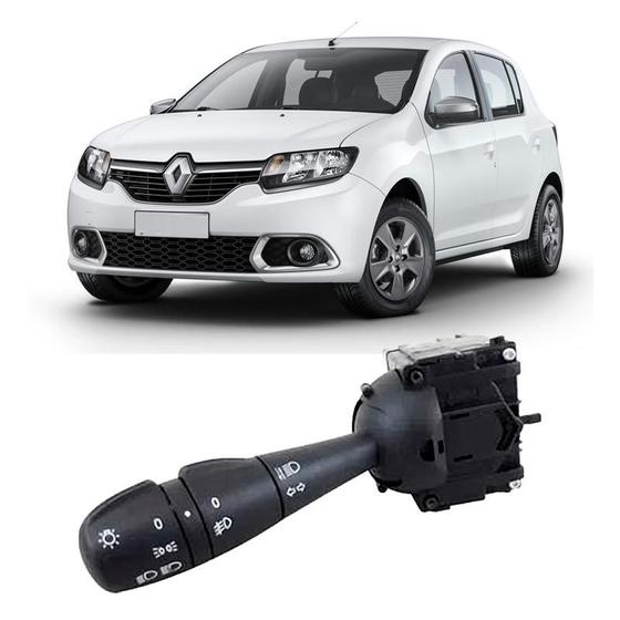 Chave de Seta Renault Sandero 2014 a 2018 com Farol de Neblina Menor preço em Chave de Seta Renault Sandero 2014 a 2018 com Farol de Neblina