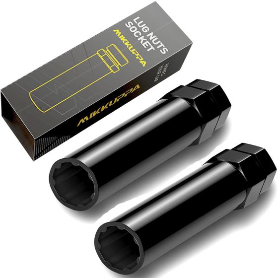 Imagem de Chave de soquete Lug Nuts MIKKUPPA de 7 pontos Spline x2 para 20 mm