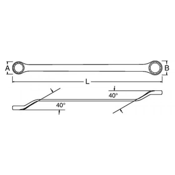 Imagem de Chave Estrela Espelhada Sata 12X13mm ST42216SC