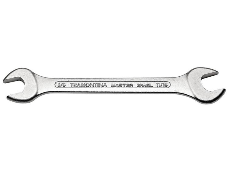 Imagem de Chave fixa 1 4x5 16 corpo em aco especial e temperado cromado bocas calibradas tramontina