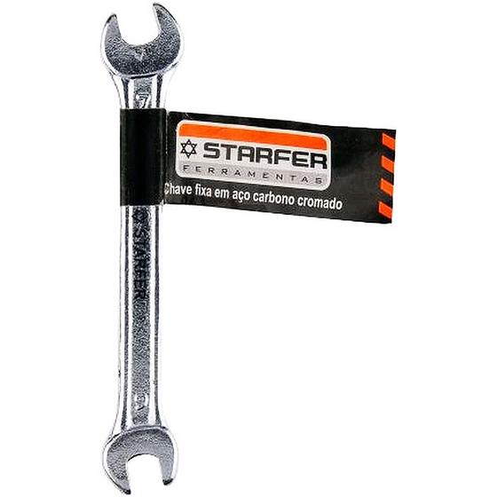 Imagem de Chave Fixa Em Aço Carbono Niquel-Cromado 18X19Mm Starfer