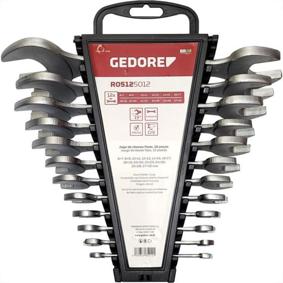 Imagem de Chave Fixa Gedore Red 6A32 12B Kit 12Pecas