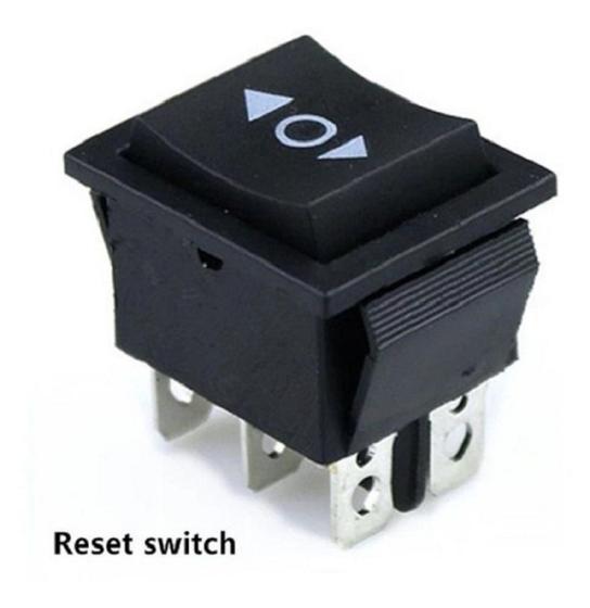 Imagem de Chave Gangorra - 6 Pinos 3 Posição 16a - Reset - On-off-on