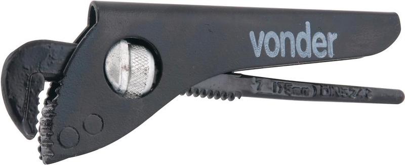 Chave grifo para cano 9" jacaré abertura 40mm aço forjado - Vonder Menor preço em Chave grifo para cano 9" jacaré abertura 40mm aço forjado - Vonder