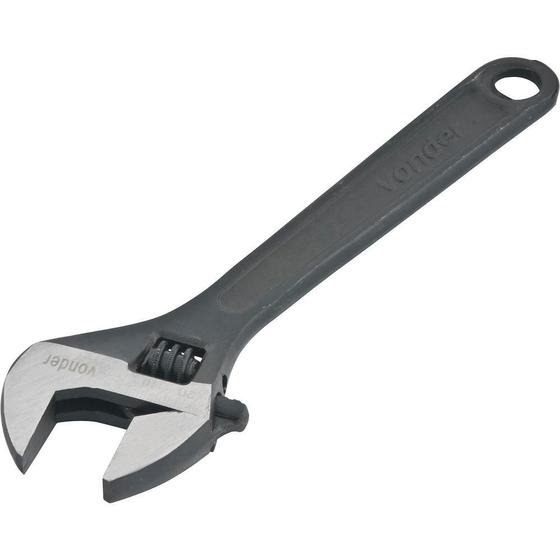 Chave inglesa ajustável 10" aço carbono fosfatizada - Vonder Menor preço em Chave inglesa ajustável 10" aço carbono fosfatizada - Vonder