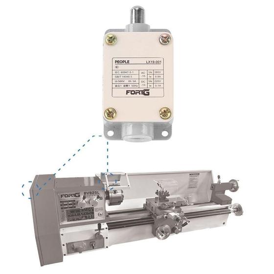 Imagem de Chave Limitadora de Fim de Curso Torno 220-380V - FORTGPRO