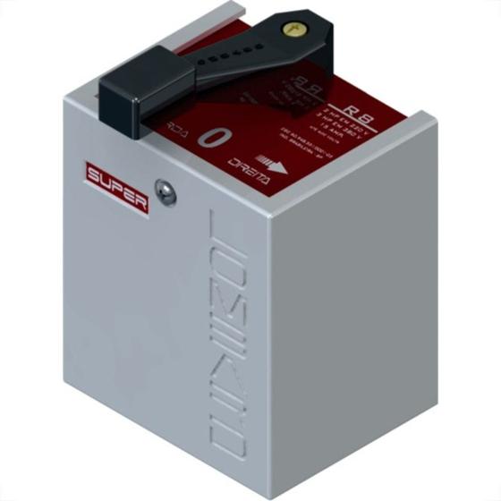 Imagem de Chave Lombard Reversora Trifasica 2Hp/15A R 8