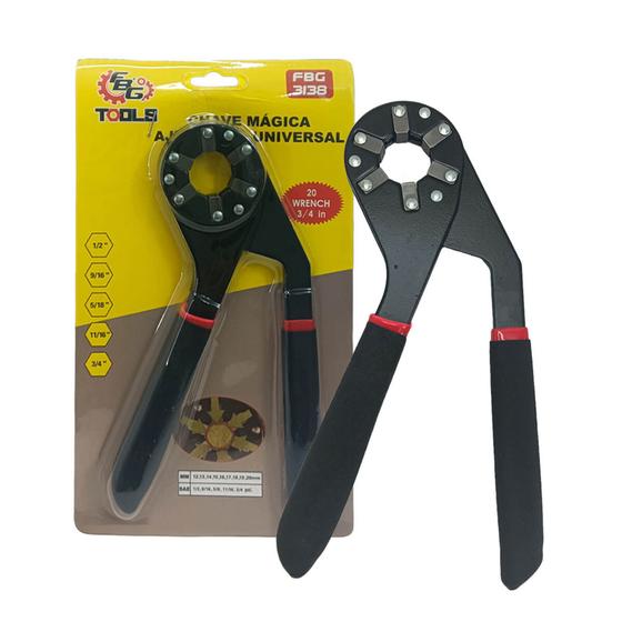 Imagem de Chave Mágica Ajustável Universal Tools Modelo FBG-3138