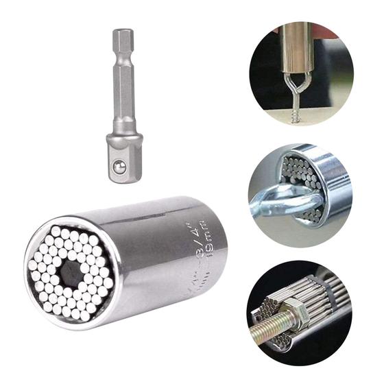 Imagem de Chave mágica universal Soquete Multidimensional 7 a 19 mm - SAINT