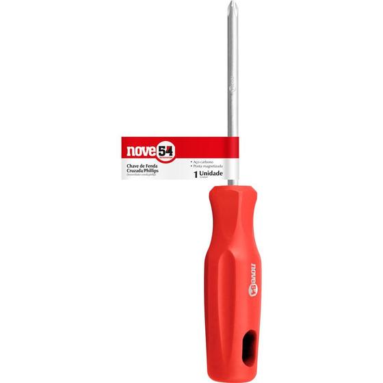 Chave phillips 5/16x8" n.3 aço carbono - Nove54 Menor preço em Chave phillips 5/16x8" n.3 aço carbono - Nove54