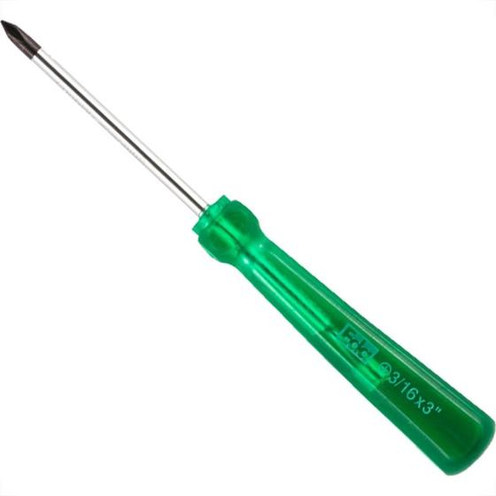 Imagem de Chave Phillips Eda Cromo Vanadio Cabo Verde Com Ima 3/16 X3'' - 9Uh - Kit C/12 Pecas