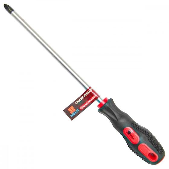 Imagem de Chave Phillips Melfi Emborrachada Com Ima B - 1/8'' X4'' - Kit C/12 Pecas