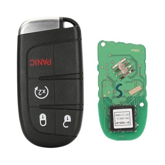 Imagem de Chave Remota Inteligente 433MHz para Chrysler 300C, Dodge Charger, Journey, Dart e Durango